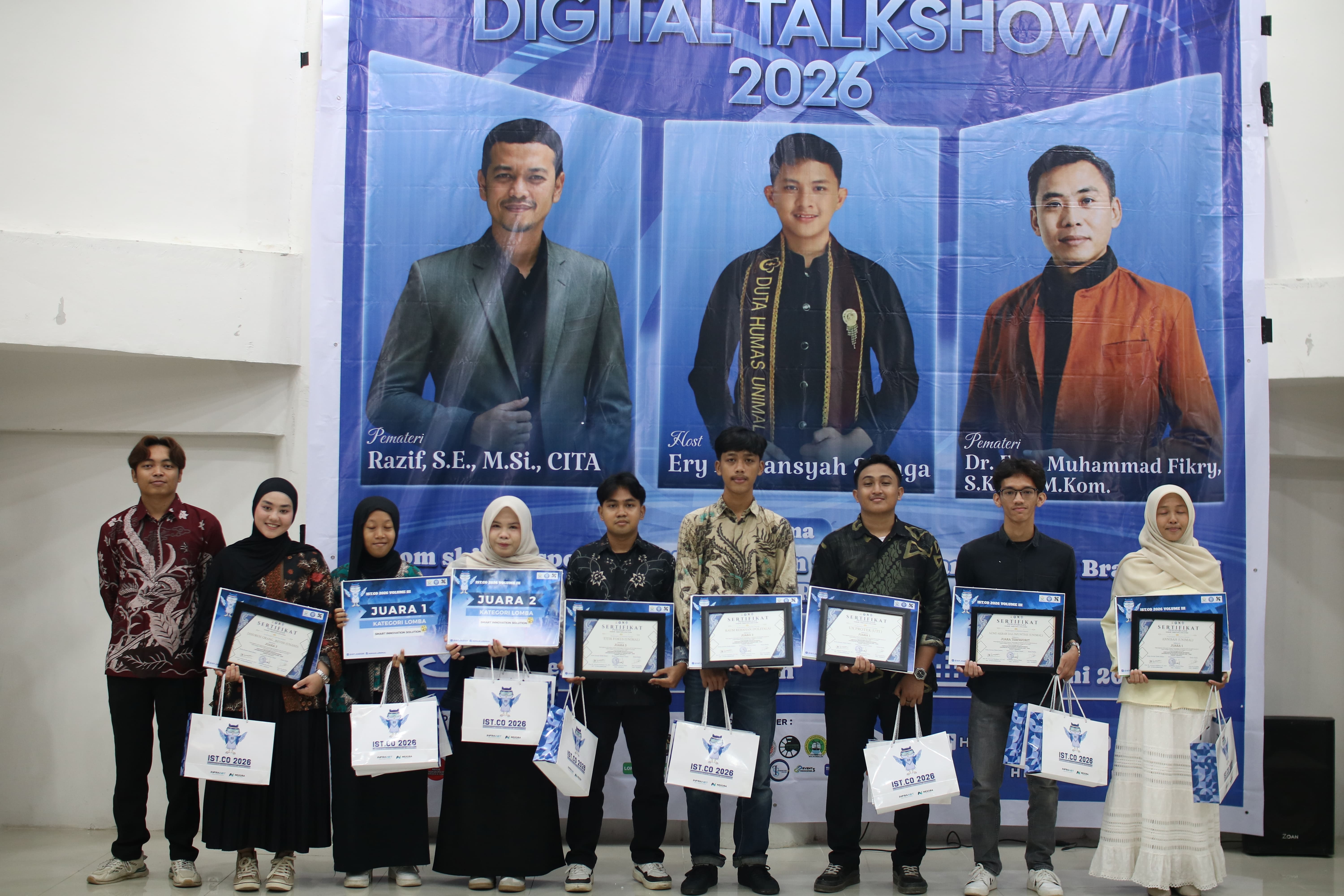 HIMASI Unimal Sukses Gelar IST.CO 2026 Vol. 3, Padukan Kompetisi Teknologi Nasional dan Digital Talkshow Inspiratif