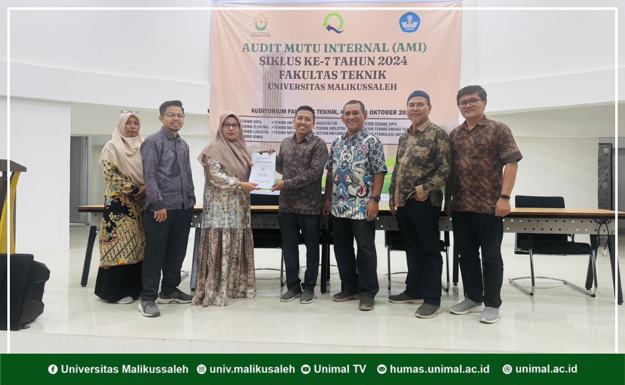 Proses Audit Mutu Internal Siklus 7 di Prodi Sistem Informasi Universitas Malikussaleh