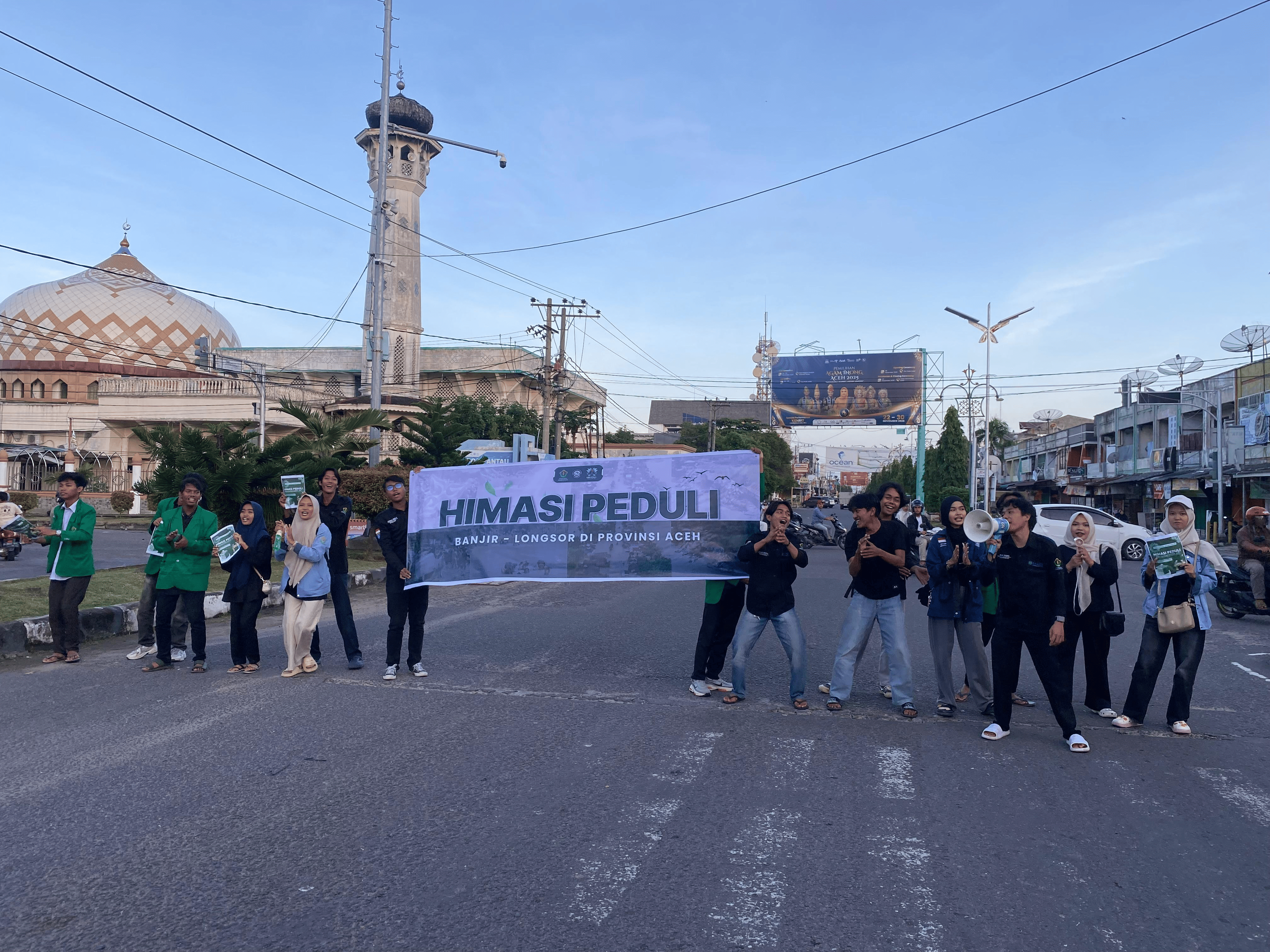 HIMASI UNIMAL Gelar Aksi Galang Dana untuk Korban Banjir dan Tanah Longsor di Aceh